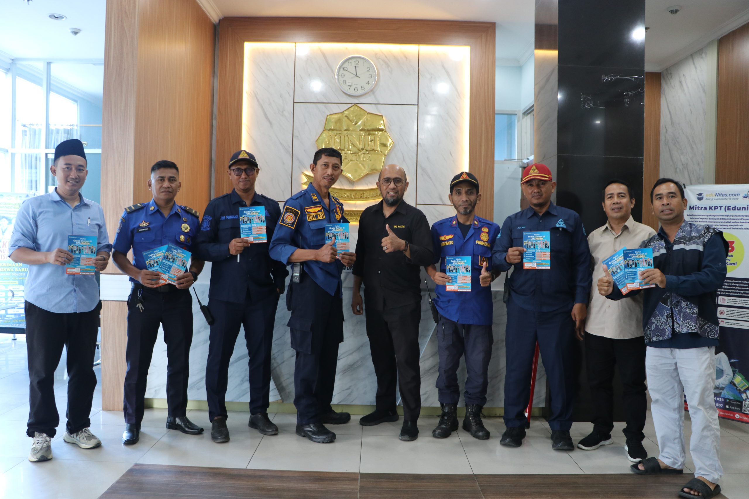 Keselamatan Sivitas Jadi Prioritas, UNU Kaltim Jalani Inspeksi Pencegahan Kebakaran