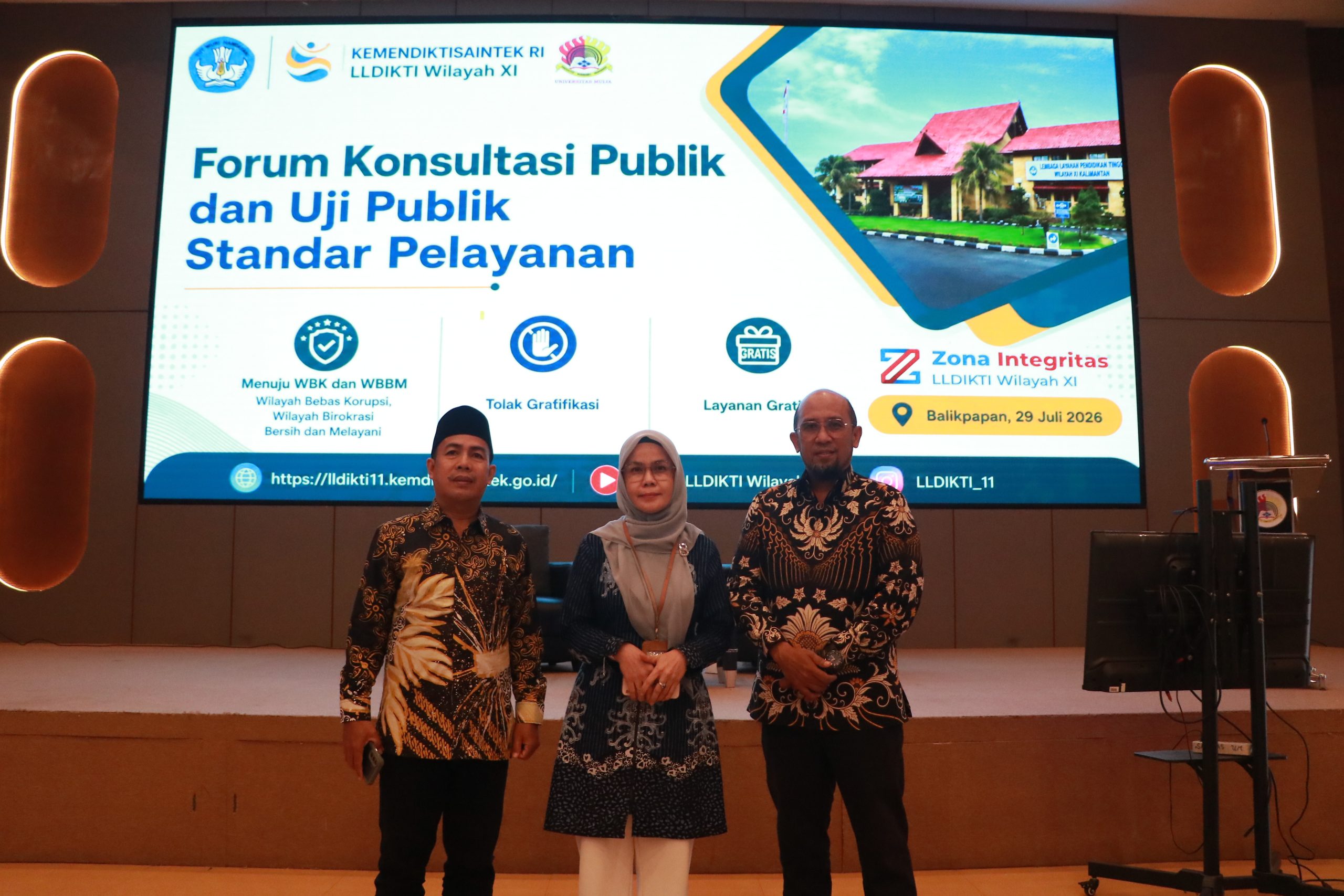 UNU Kaltim Perkuat Komitmen Pelayanan Publik melalui Forum Konsultasi Publik LLDIKTI Wilayah XI