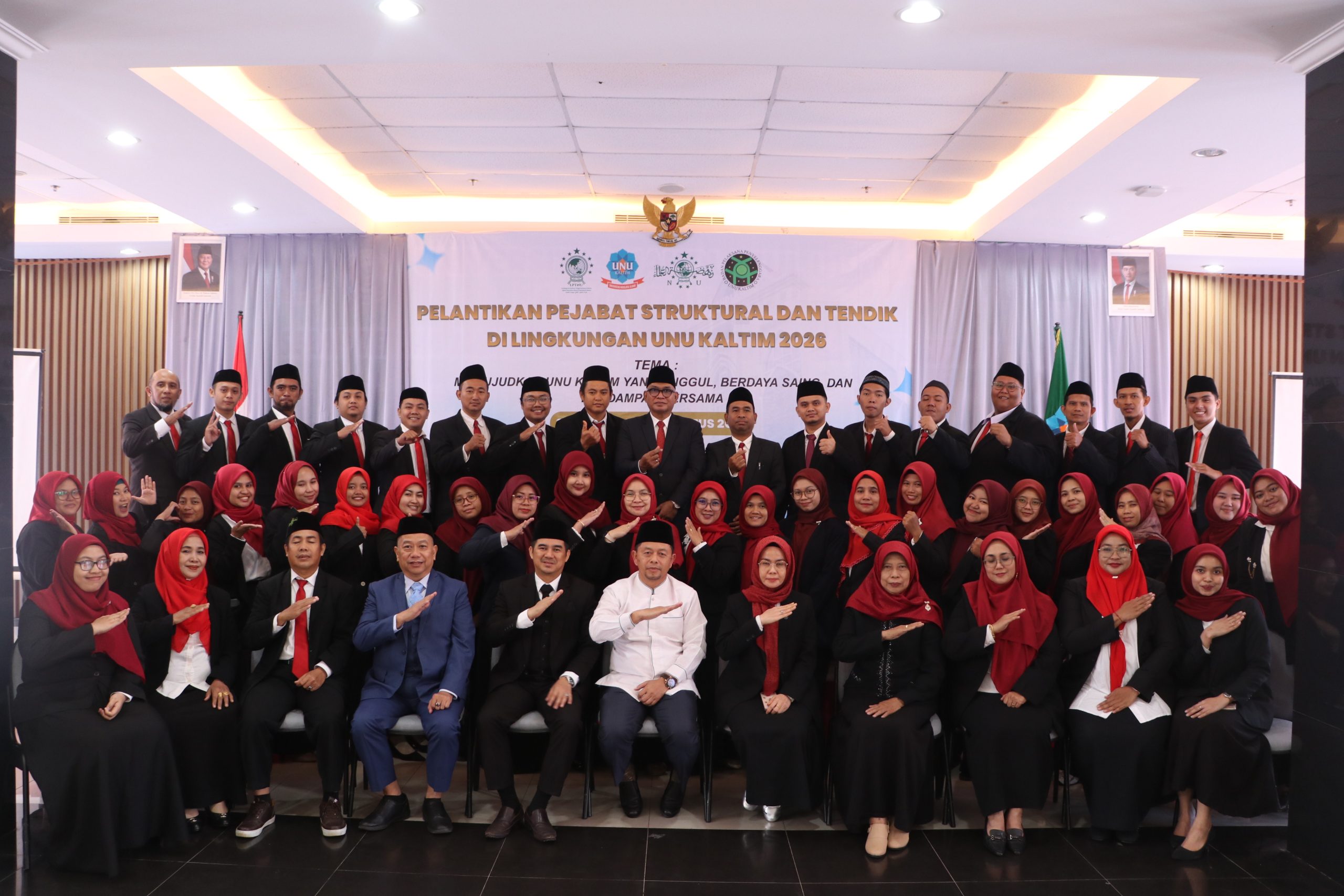 UNU Kaltim Perkuat Tata Kelola Kelembagaan melalui Pelantikan Pejabat Struktural dan Tendik